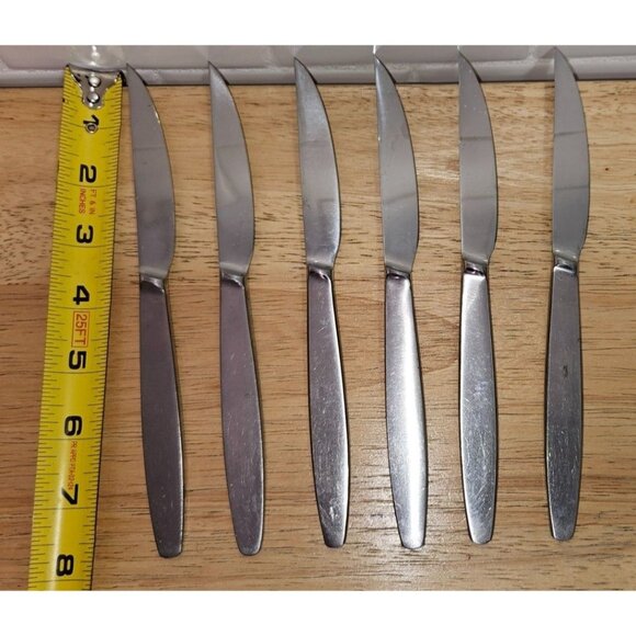 Set Of 6 Stainless Steel Steak Knives 8.5" Made In Austria - Picture 1 of 3